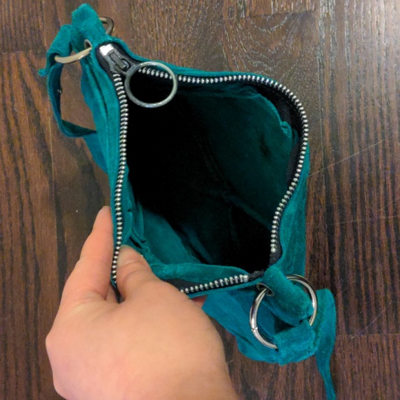 Vintage Real Suede Purse - Picture 3 of 7